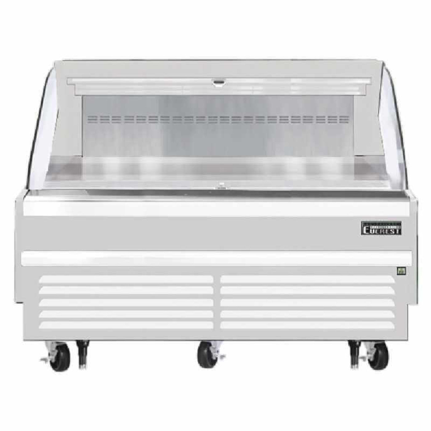 Everest Commercial 73" Open Air Display Merchandiser Refrigerator Horizontal 11.4 cu. ft. - EOMH-72-W-35-S