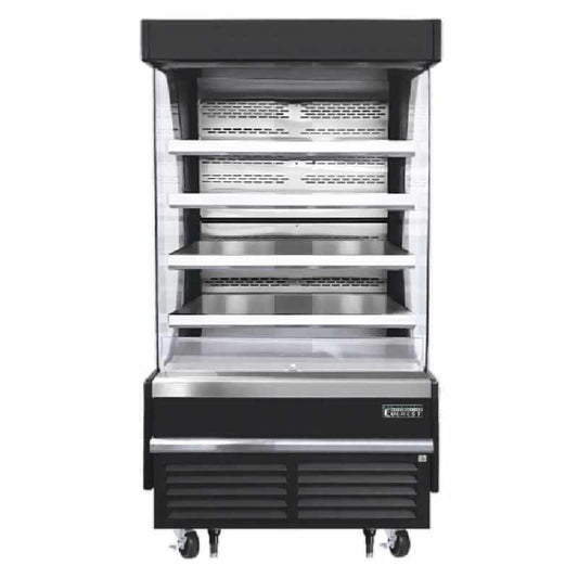 Everest Commercial 37" Open Air Display Merchandiser Vertical - EOMV-36-B-28-T