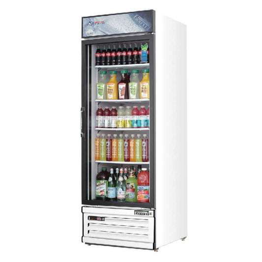 Everest Commercial 24" 1 Swing Glass Door Merchandising Refrigerator - EMGR10
