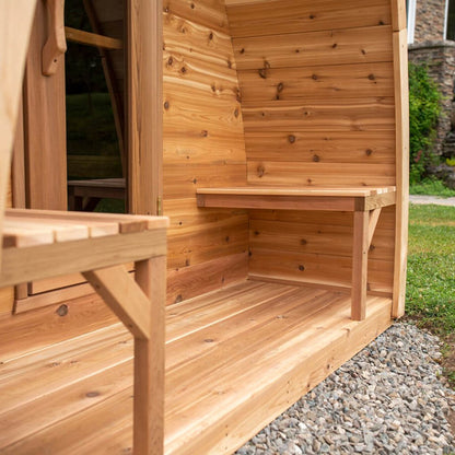 Dundalk Leisure Knotty Cedar Mini Pod Sauna - PSMINIKNE