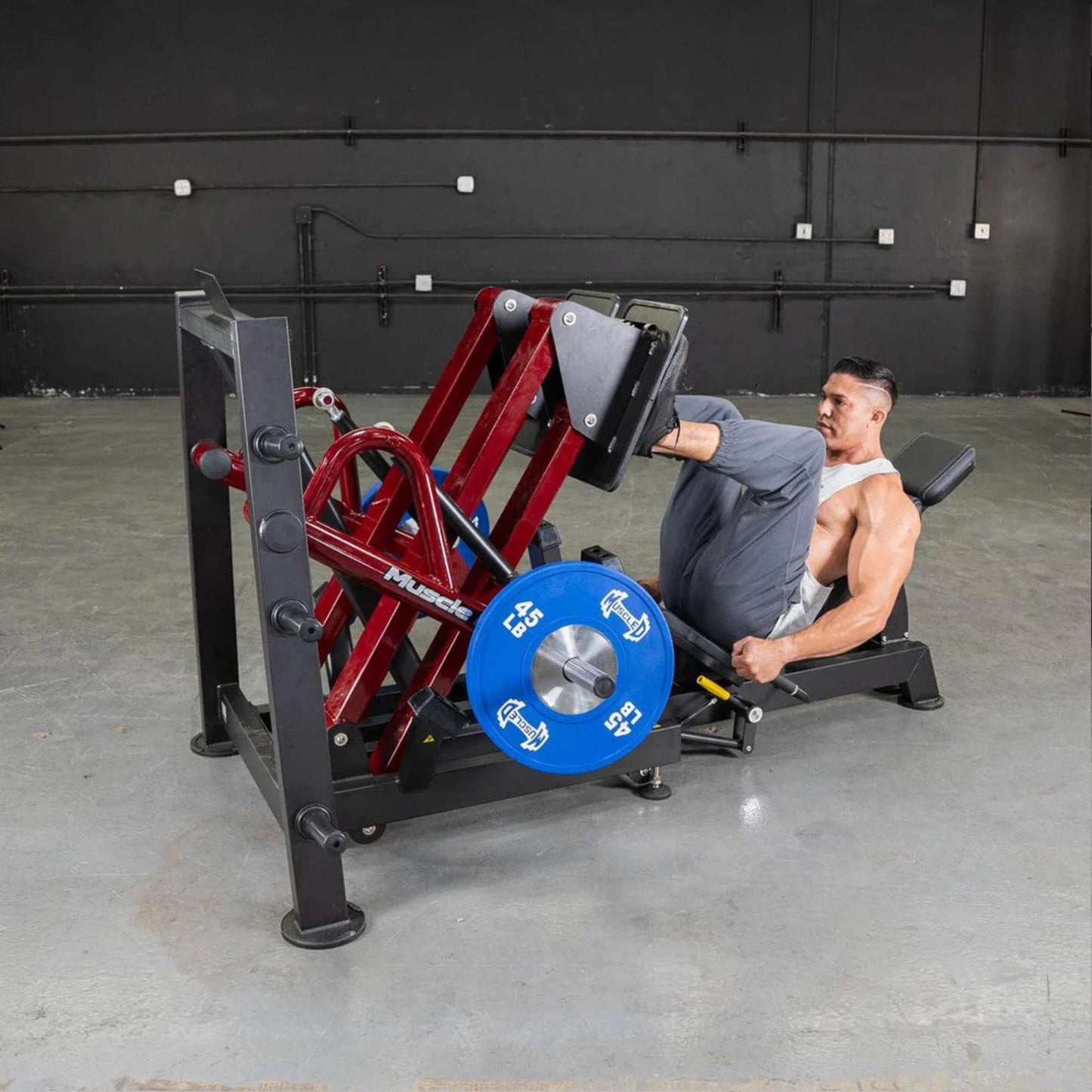 Muscle D Power Leverage V2 Iso Lateral 45 Degree Leg Press - PL-PV2-LPI