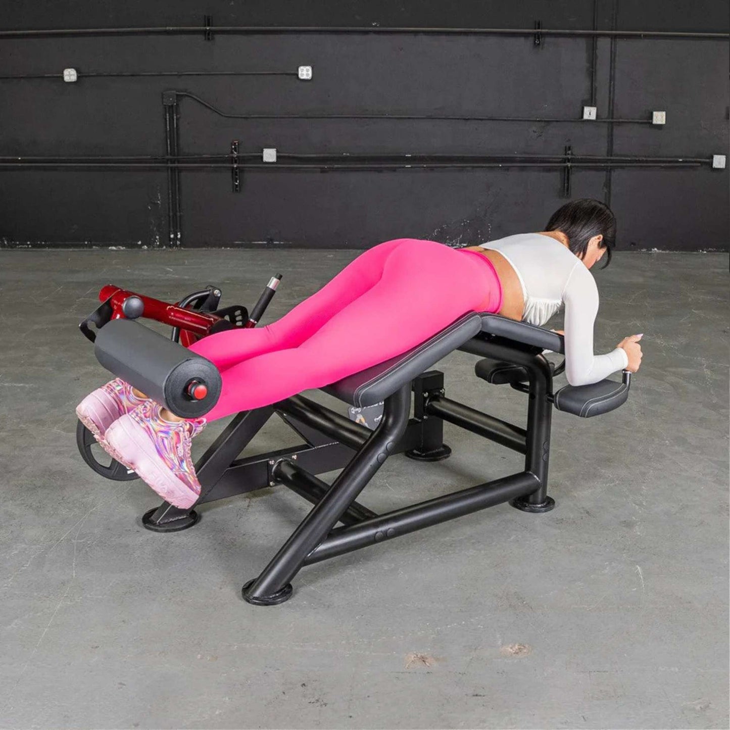 Muscle D Power Leverage V2 Prone Leg Curl - PL-PV2-PLC