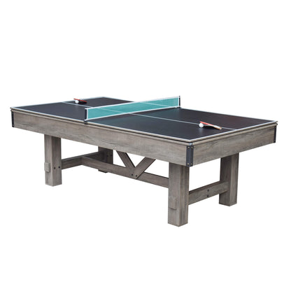 Hathaway Logan 7ft Multi Game Pool Dining Table with Benches - BG50348