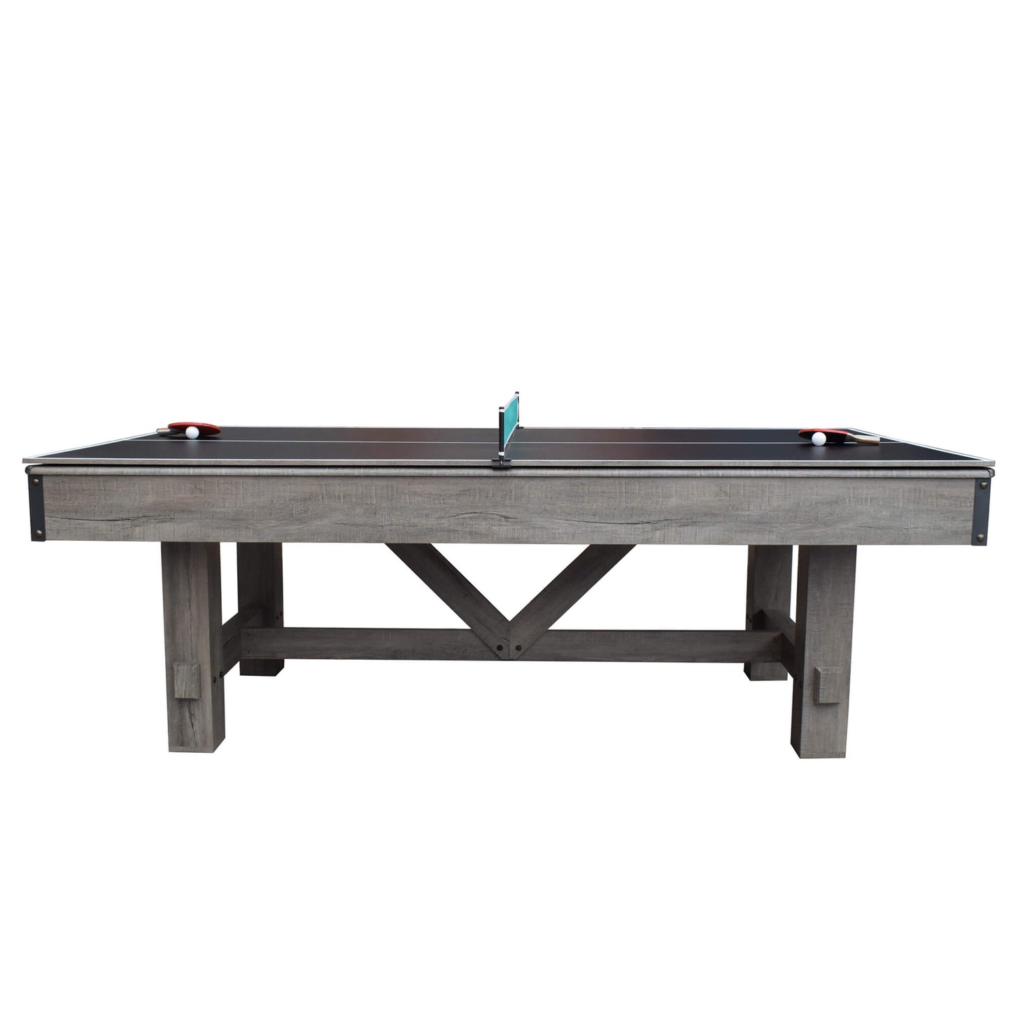 Hathaway Logan 7ft Multi Game Pool Dining Table with Benches - BG50348