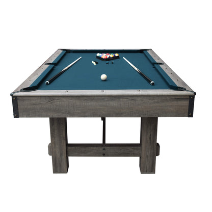 Hathaway Logan 7ft Multi Game Pool Dining Table with Benches - BG50348
