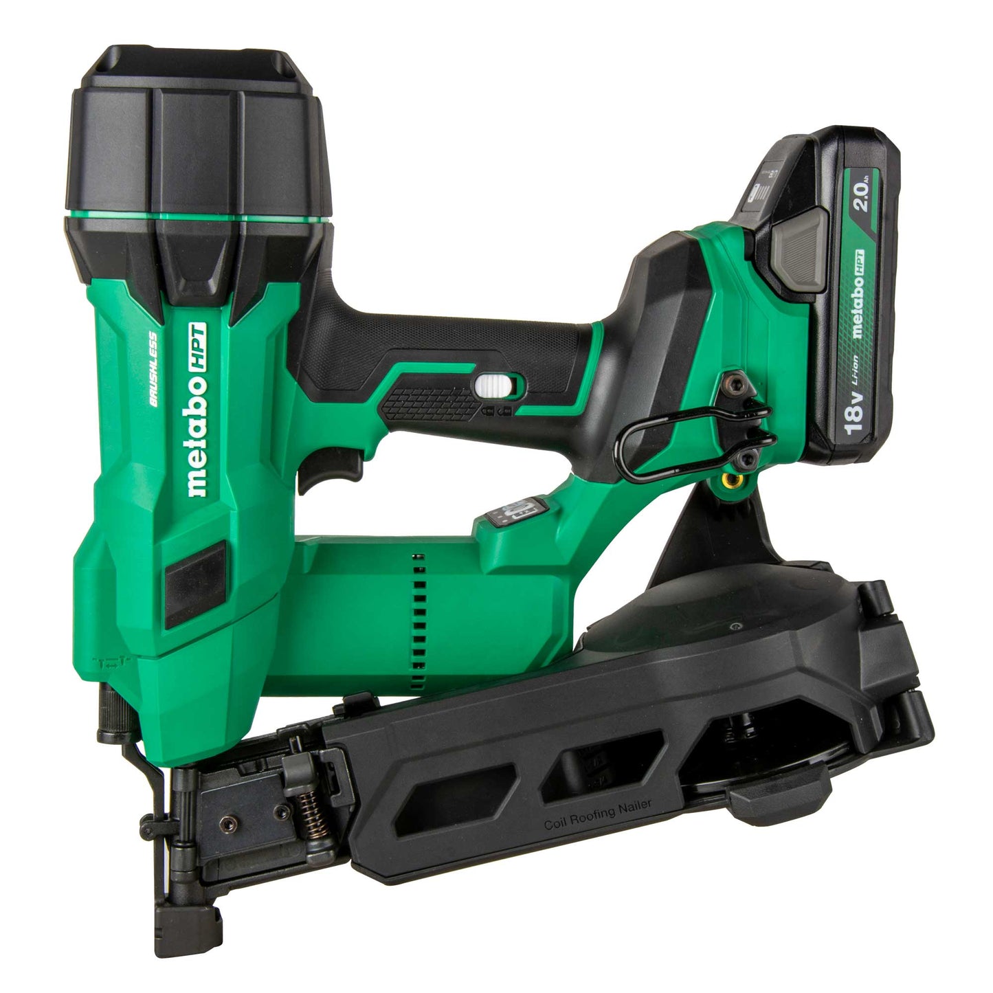 Metabo HPT METABO HPT 18V MULTIVOLT™ 1-3/4" Coil Roofing Nailer Kit - NV1845DAM