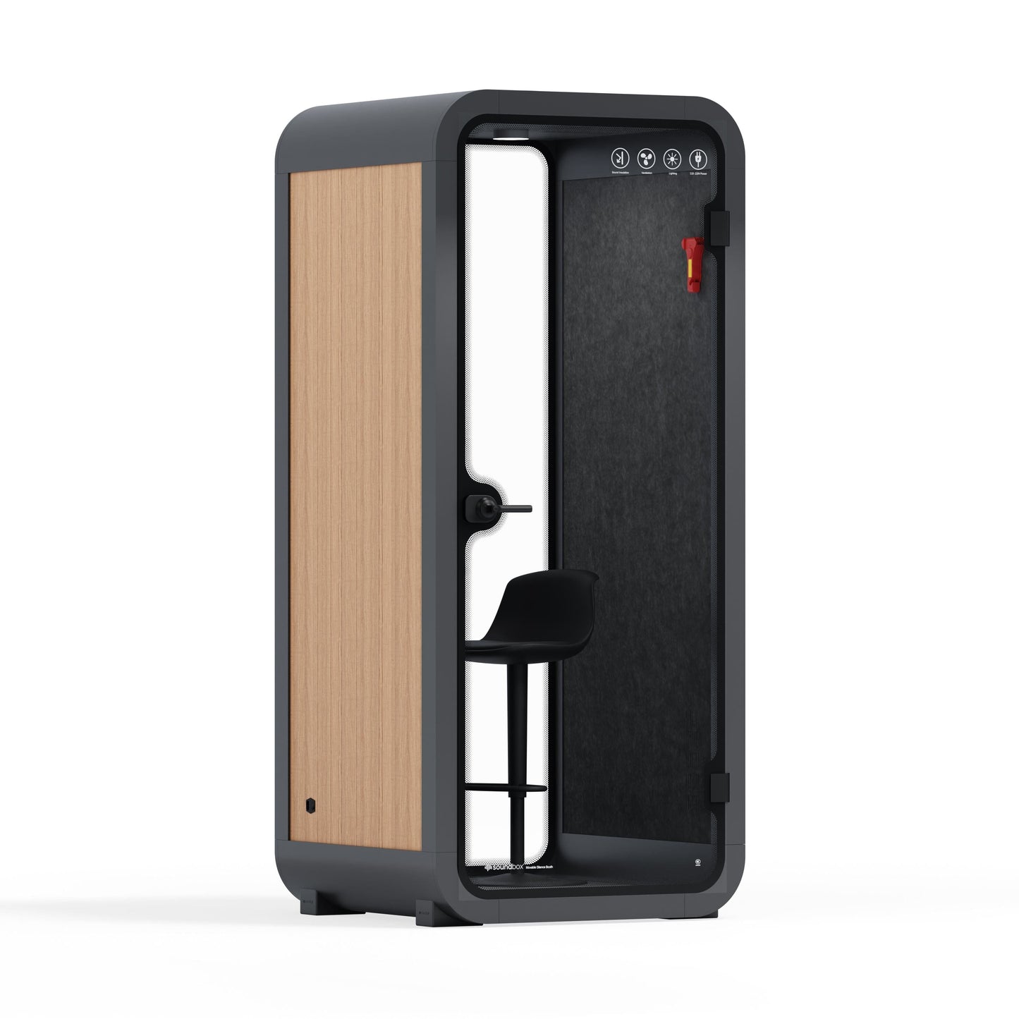 Office Pod Quell Flex - S-S115-DRK-GREY-SBX30-31B-DS2/DH.02.01