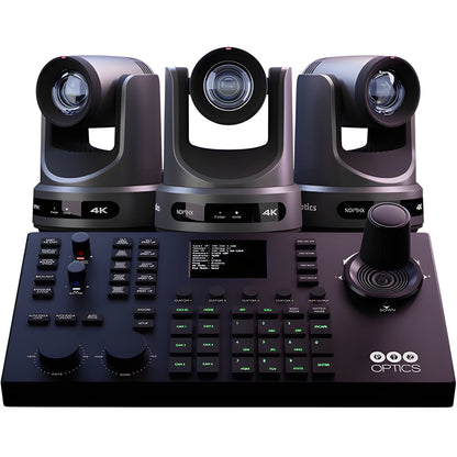 PTZOptics PT20X4K-PRODUCER-SJOY Producer-4K Camera & Controller Bundle (Gray) - PT20X4KPRODUCERSJOY