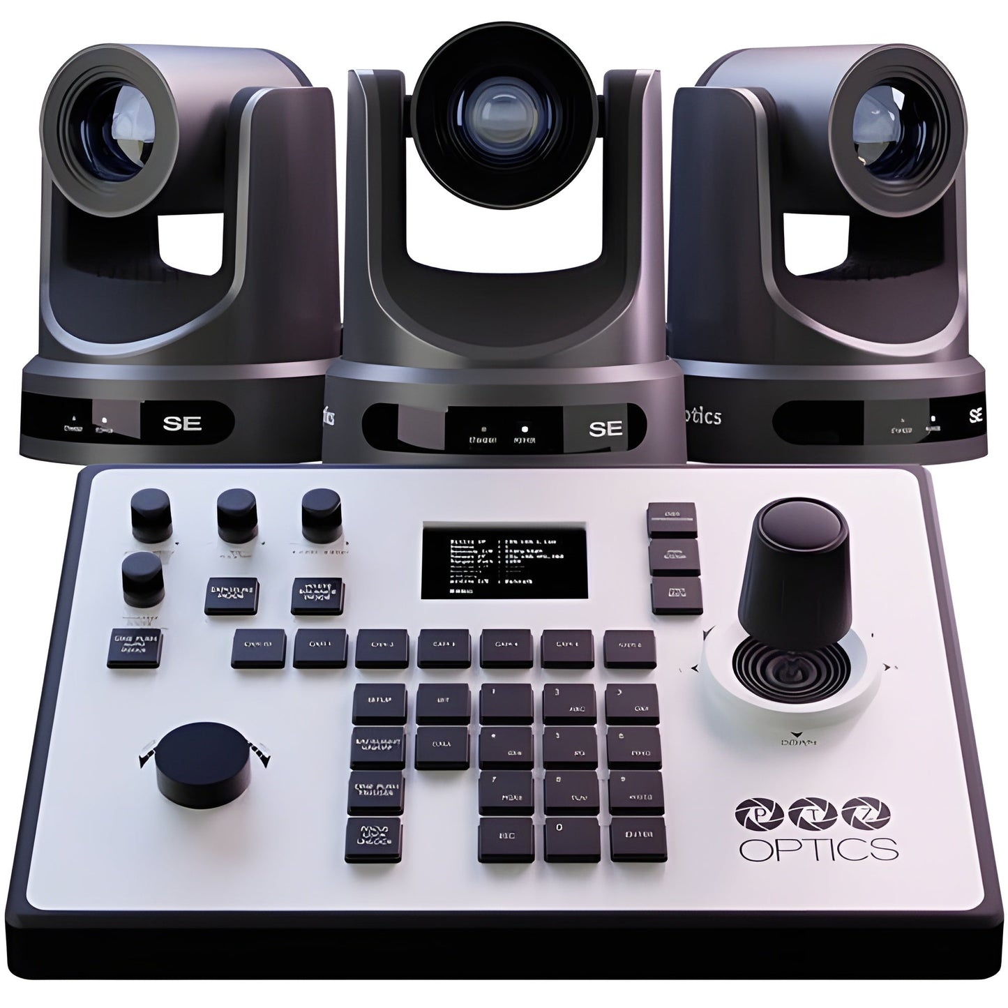 PTZOptics PT20XSE-PRODUCER-JOY4 Producer-SE Camera & Controller Bundle (Gray) - PT20XSEPRODUCERJOY4