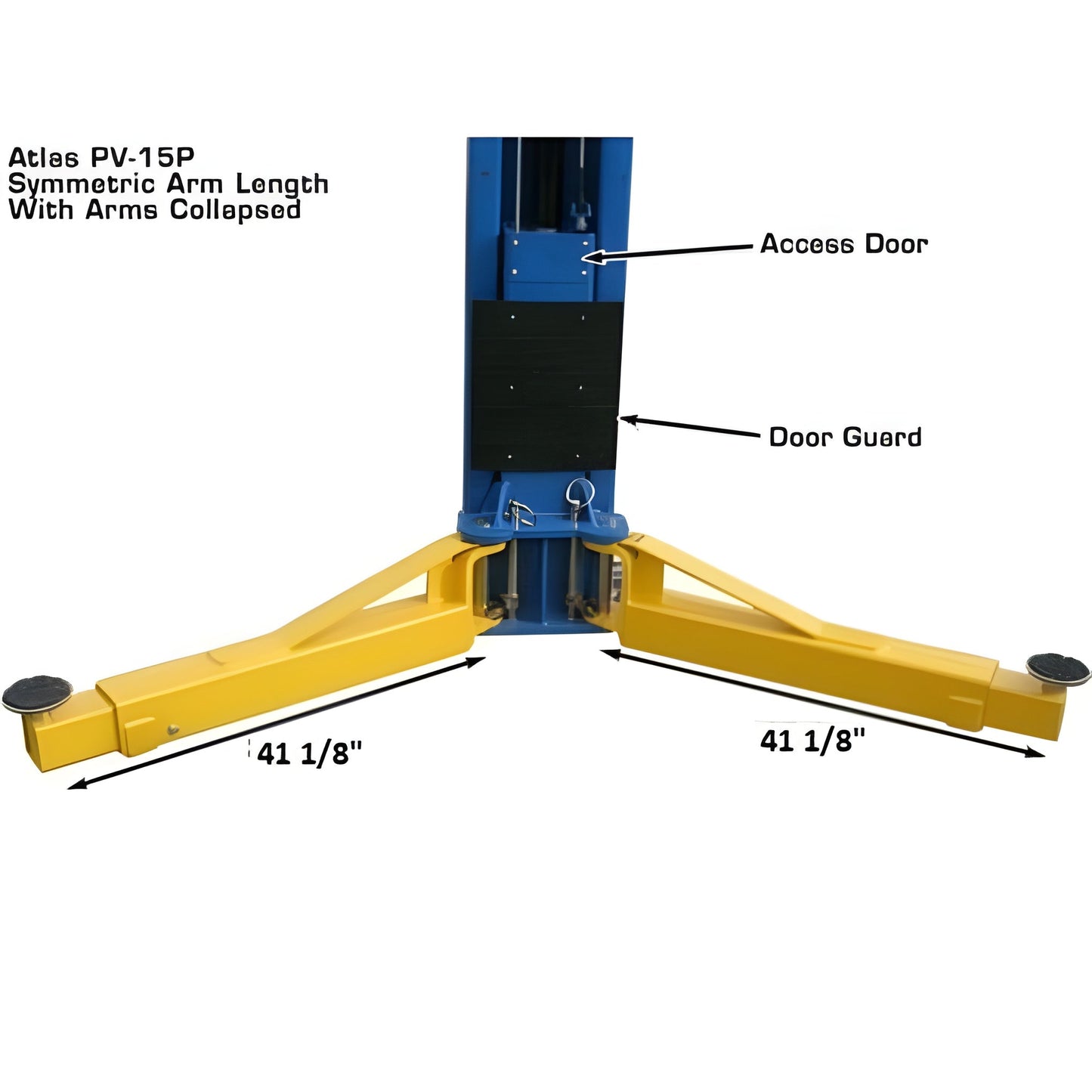 Atlas PV15PX 15,000 lb Overhead 2-Post Lift - ATEXH-PV15PX-FPD