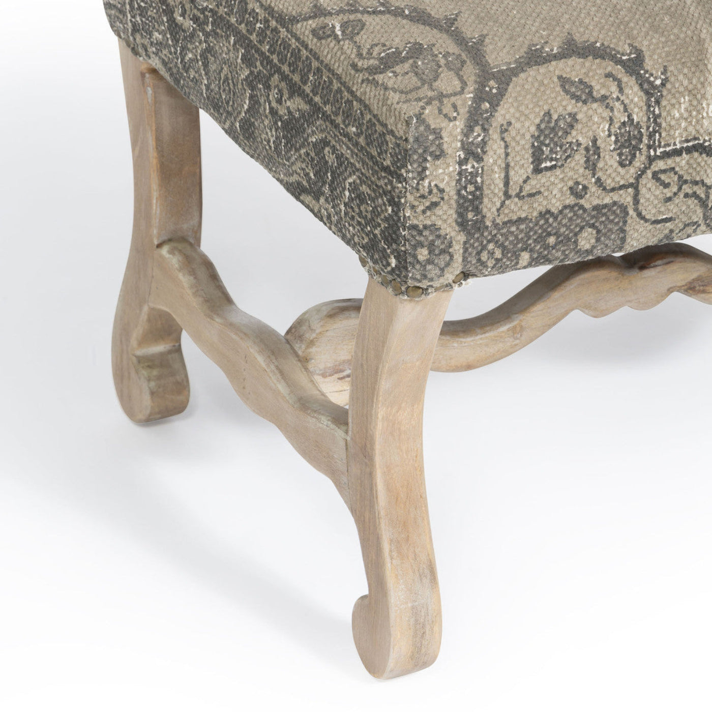 Park Hill Collection Country French Chateau Upholstered Bench -  EFS06067