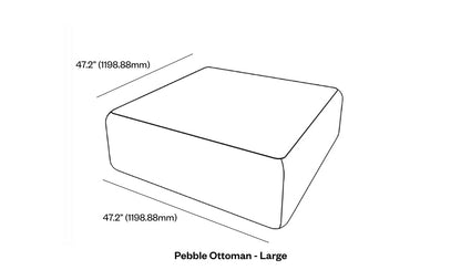 Pebble Ottoman -  BP04833