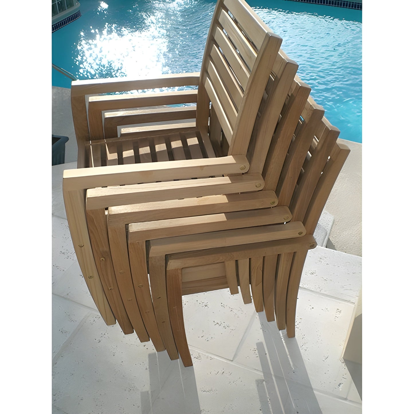 Royal Teak Collection Avant Stacking Chair - AVTSC