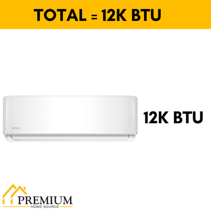 Pioneer Diamante Ultra 12,000 BTU 22 SEER Ductless Mini Split Inverter+with 16 Ft. Kits - WYT012ALFI22RL