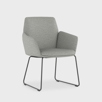 Poppy Guest Chair with Sled Base - BP01252