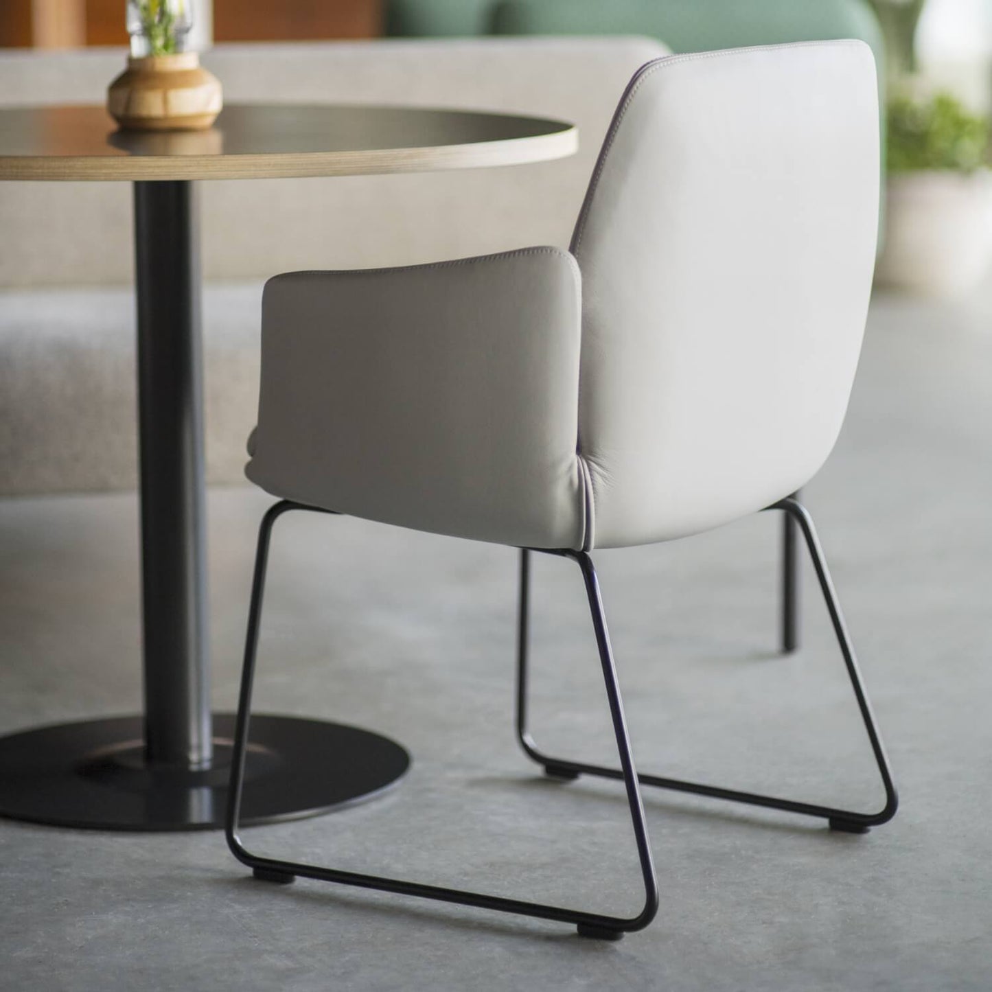 Poppy Guest Chair with Sled Base - BP01252