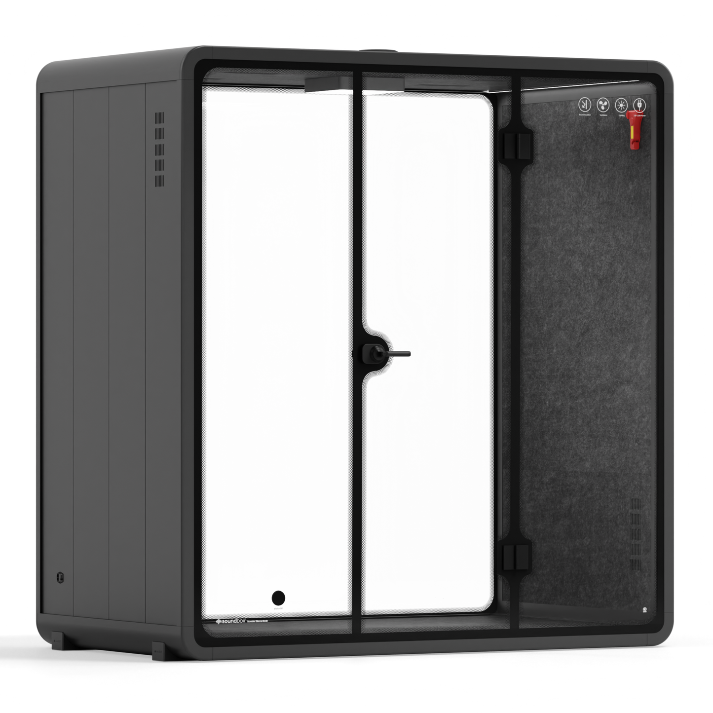 Sound box Quell Demi Booth 2+ -SR-LML-L-S115-DRK-GREY-01