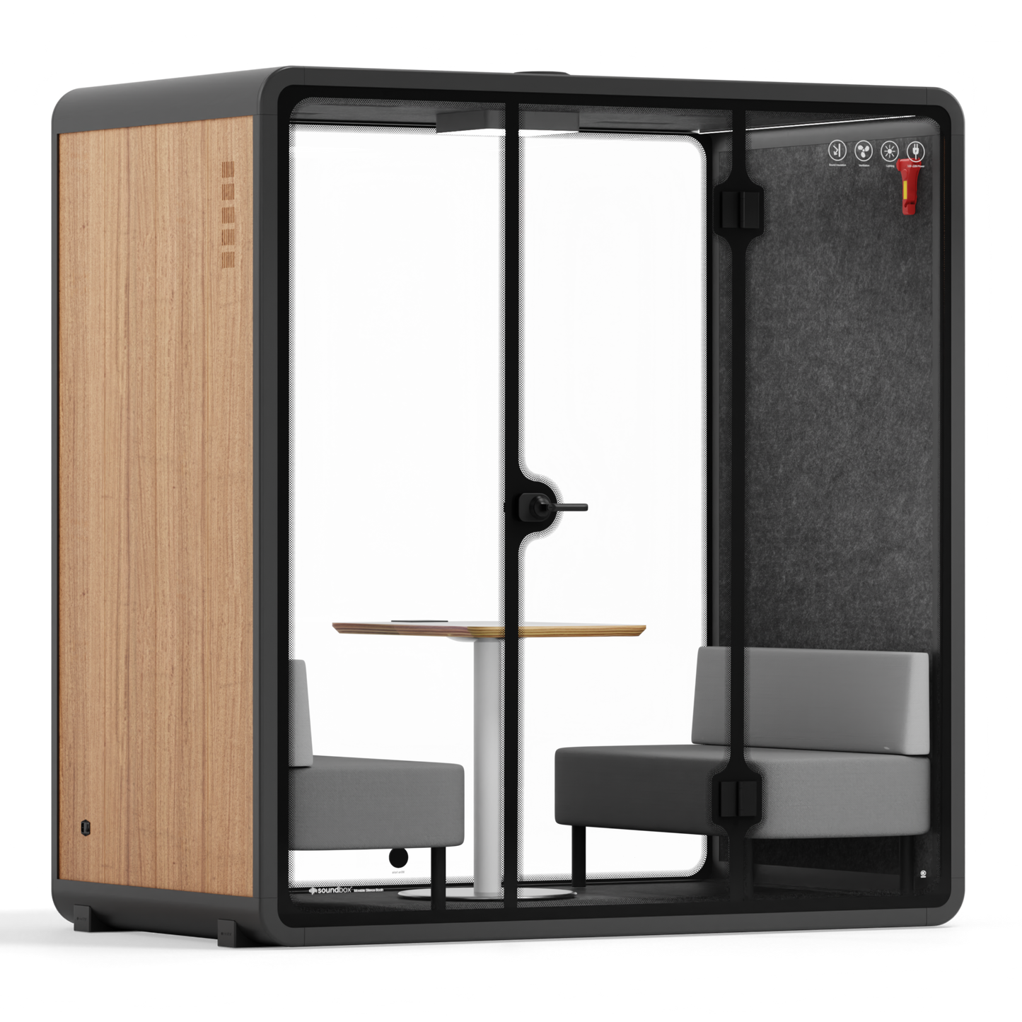 Sound box Quell Demi Booth 2+ -SR-LML-L-S115-DRK-GREY-01