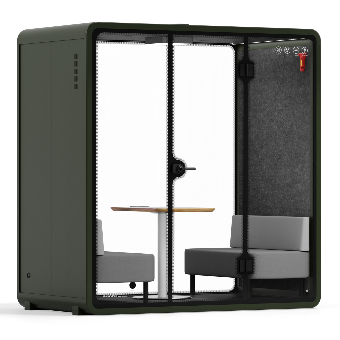 Sound box Quell Demi Booth 2+ -SR-LML-L-S115-DRK-GREY-01