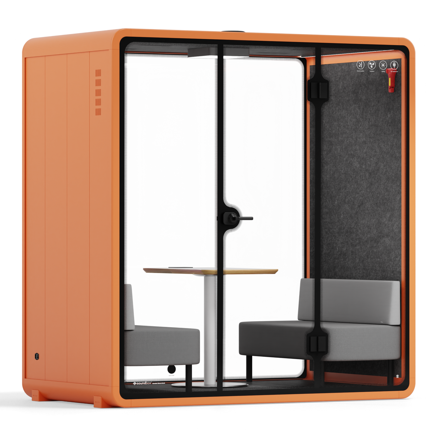 Sound box Quell Demi Booth 2+ -SR-LML-L-S115-DRK-GREY-01