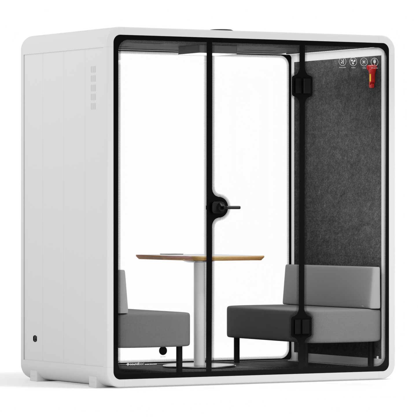 Sound box Quell Demi Booth 2+ -SR-LML-L-S115-DRK-GREY-01