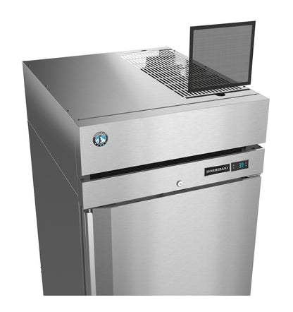 Hoshizaki F1A-HG | 28" Wide 2 Glass Door Top Mount Reach-In Freezer - F1A-HG