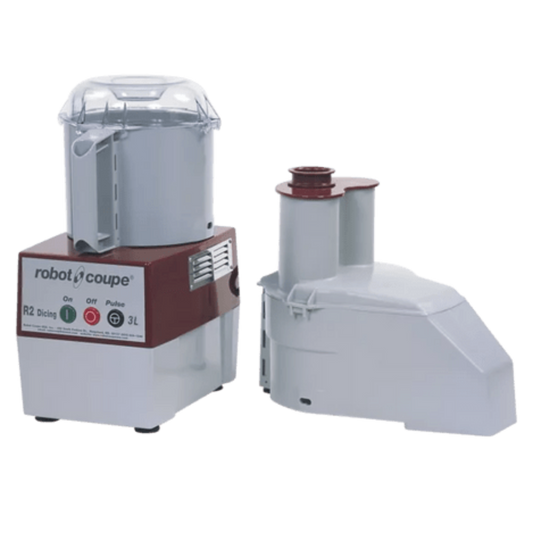 Robot Coupe 3 Qt. Grey Composite Bowl Single Speed Combination Processor - 2 Hp / 120V - R2 Dice