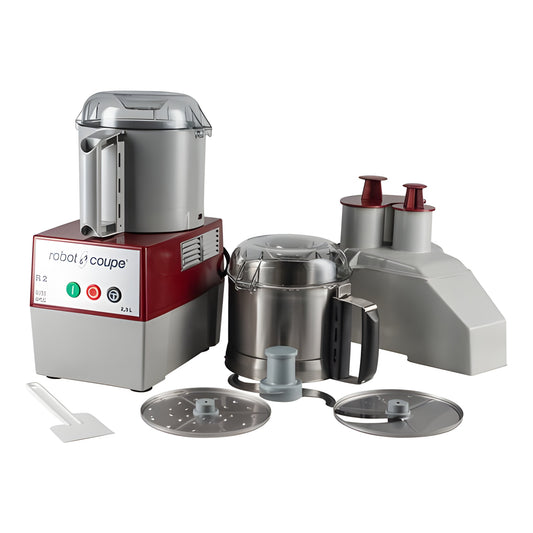 Robot Coupe 3 Qt. Combination Food Processor with Bonus Stainless Steel Bowl - 1 Hp / 120V  - R2N