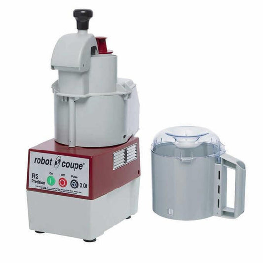 Robot Coupe R2N PRECISION 3 Qt. Grey Composite Bowl Single Speed Combination Processor - 1 Hp / 120V - R2N