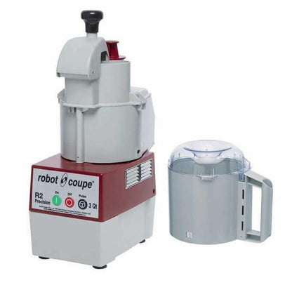 Robot Coupe R2N PRECISION 3 Qt. Grey Composite Bowl Single Speed Combination Processor - 1 Hp / 120V - R2N