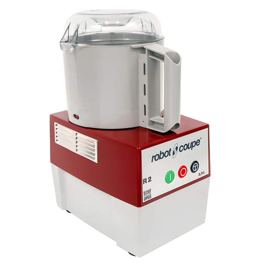 Robot Coupe 3 Qt. Grey Composite Bowl Single Speed Combination Processor - 1 Hp / 120V - R2N
