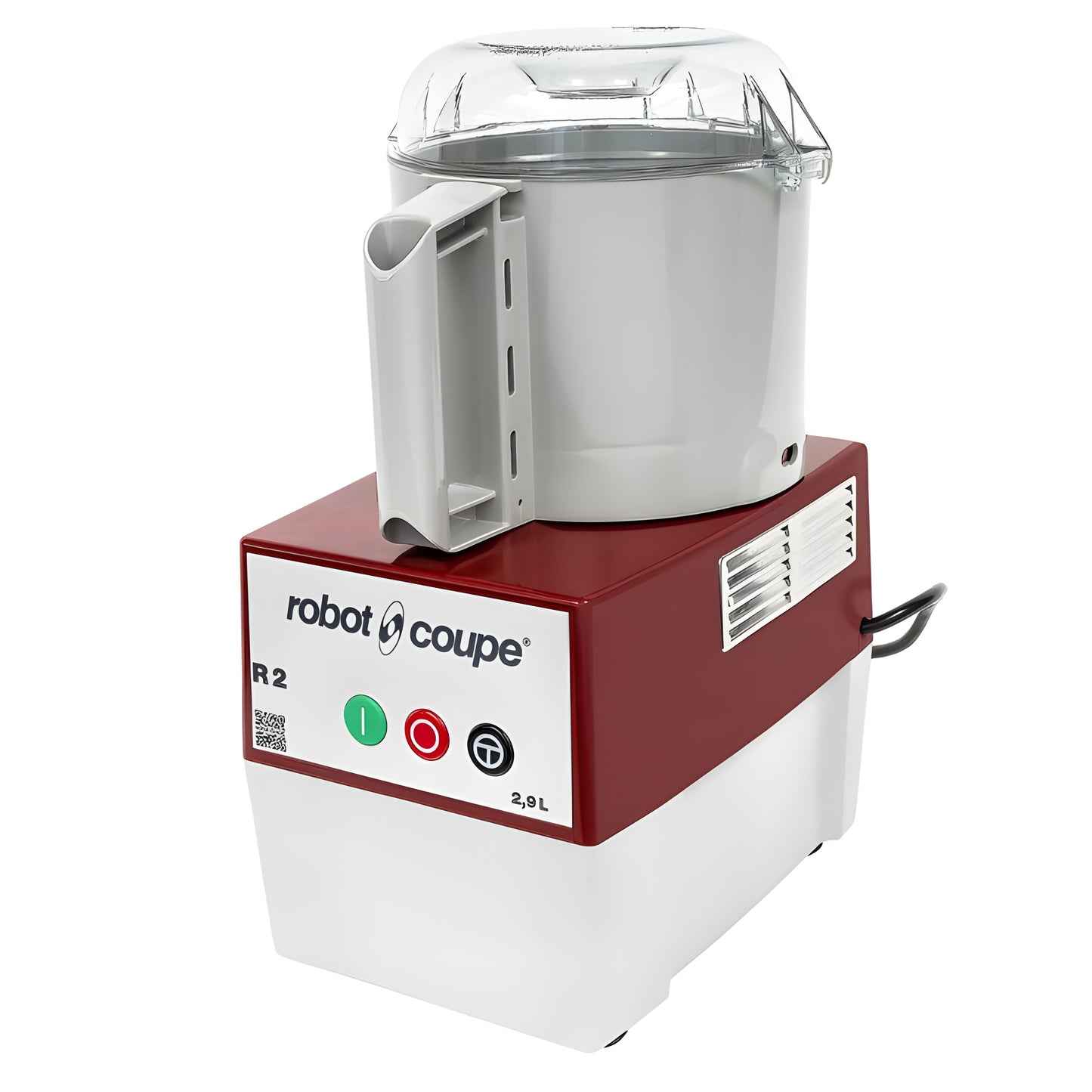 Robot Coupe 3 Qt. Grey Composite Bowl Single Speed Combination Processor - 1 Hp / 120V - R2N