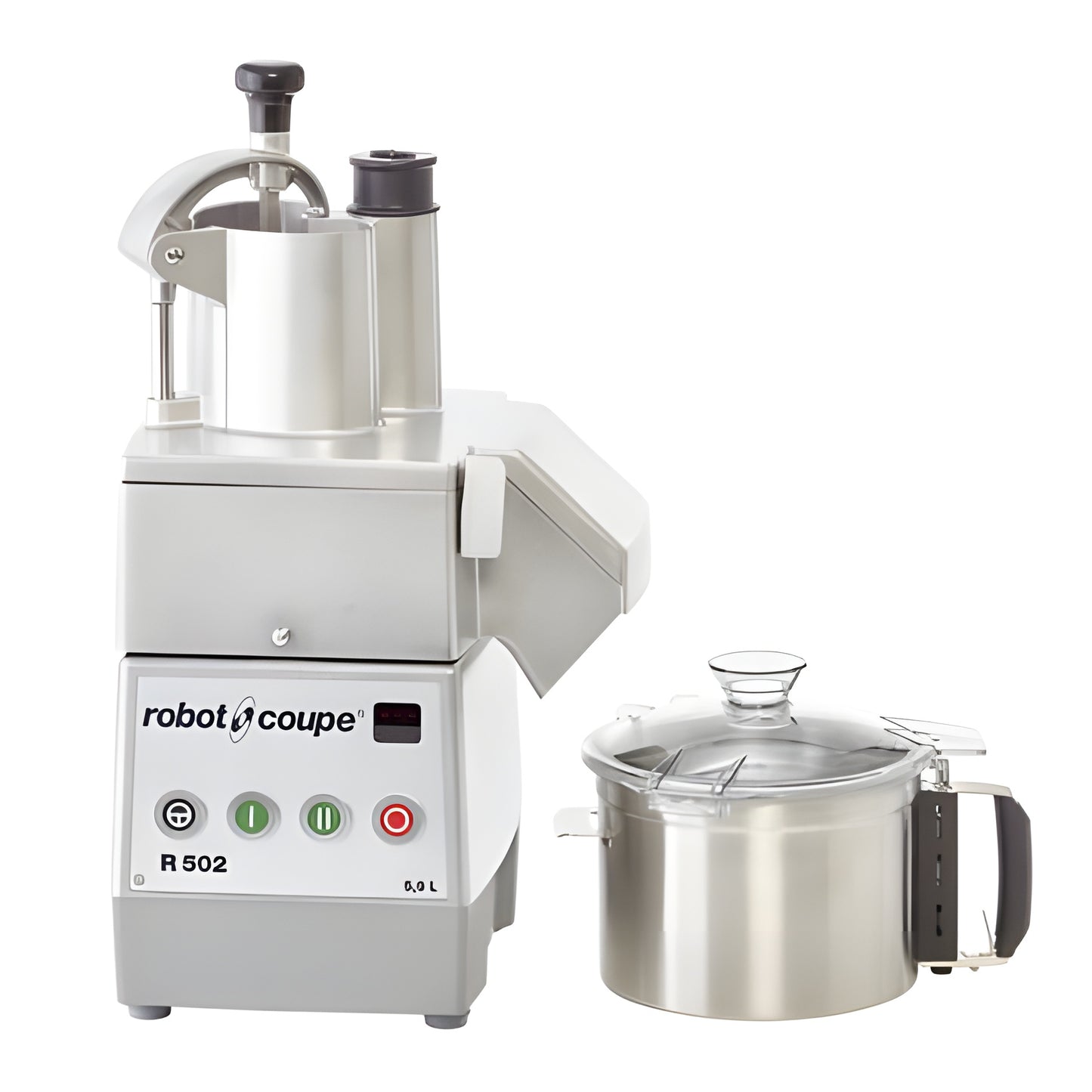Robot Coupe 6 Qt. Stainless Steel 2-Speed Combination Processor - 1.2 Hp / 208-240V - R502