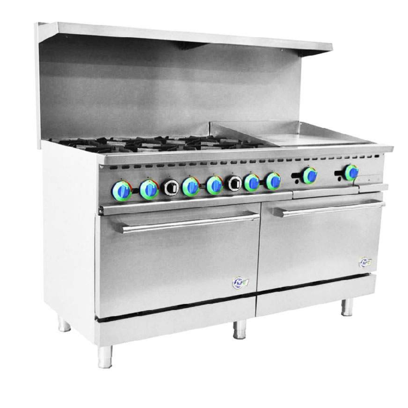 Chef AAA -ommercial 60" 6 Burner with24" Griddle Gas Oven Range - R60-24MG