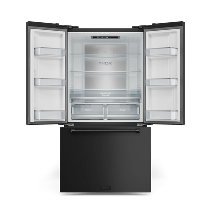 Thor Kitchen 36 Inch 20.3 cu ft French Door Counter Depth Refrigerator with Ice Maker | Gordon Ramsay Series - RF3621CTD00