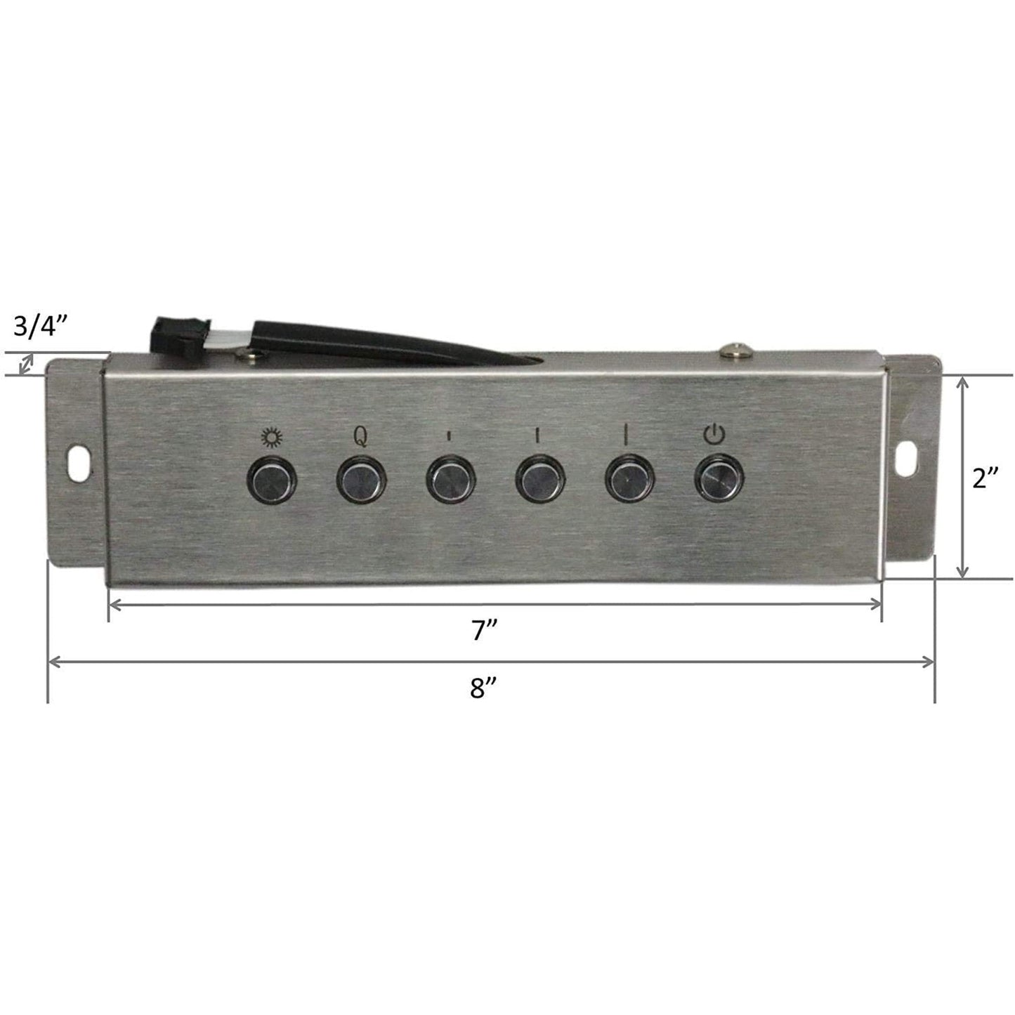 Awoco RH-SP08-BLW Powerful 8" Inline Blower Unit for Split Range Hoods, 4 Speeds, 8” Round Top Vent, 1000CFM - RH-SP08-BLW