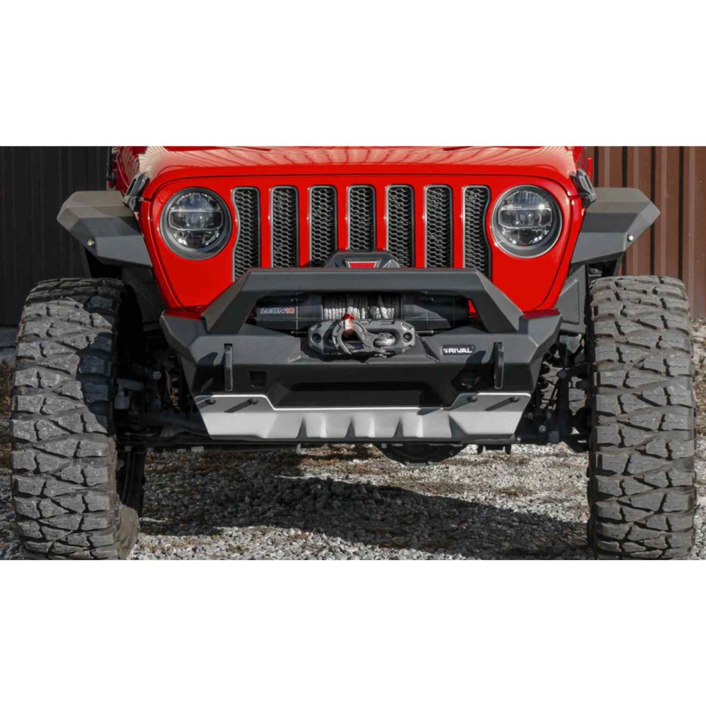 RIVAL Aluminum Front Bumper For Jeep Wrangler JL JK & Gladiator - 2D.2702.3-NL