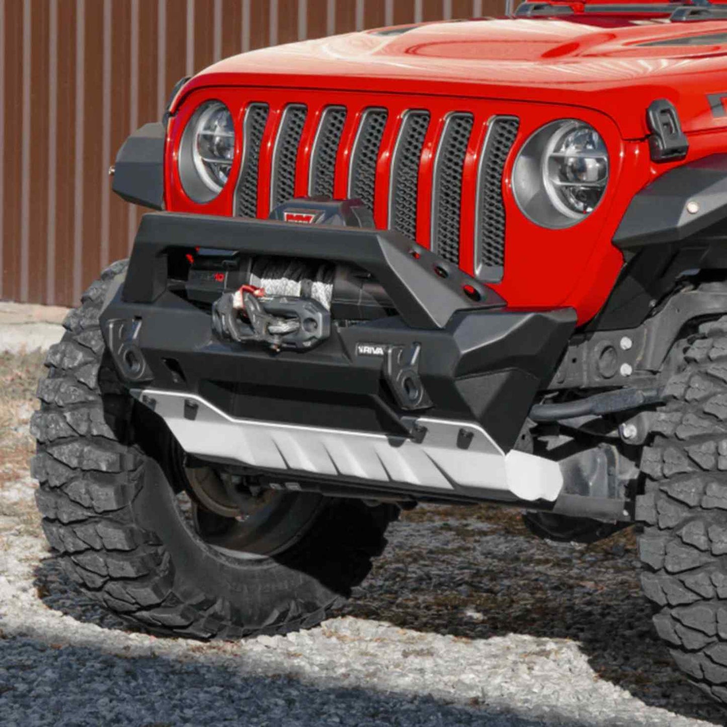 RIVAL Aluminum Front Bumper For Jeep Wrangler JL JK & Gladiator - 2D.2702.3-NL