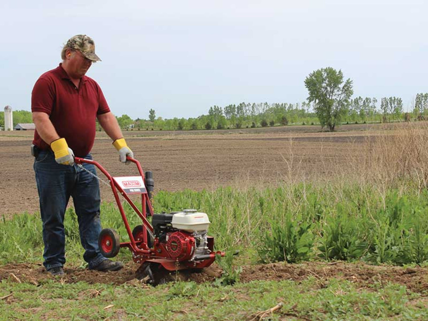 Maxim Commercial Compact Tiller  118cc Honda GX120 - RM4H.MAX