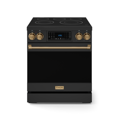 Thor Kitchen 30 Inch Professional Range with Tilt Panel Touch Control | Gordon Ramsay Series - RSE30B