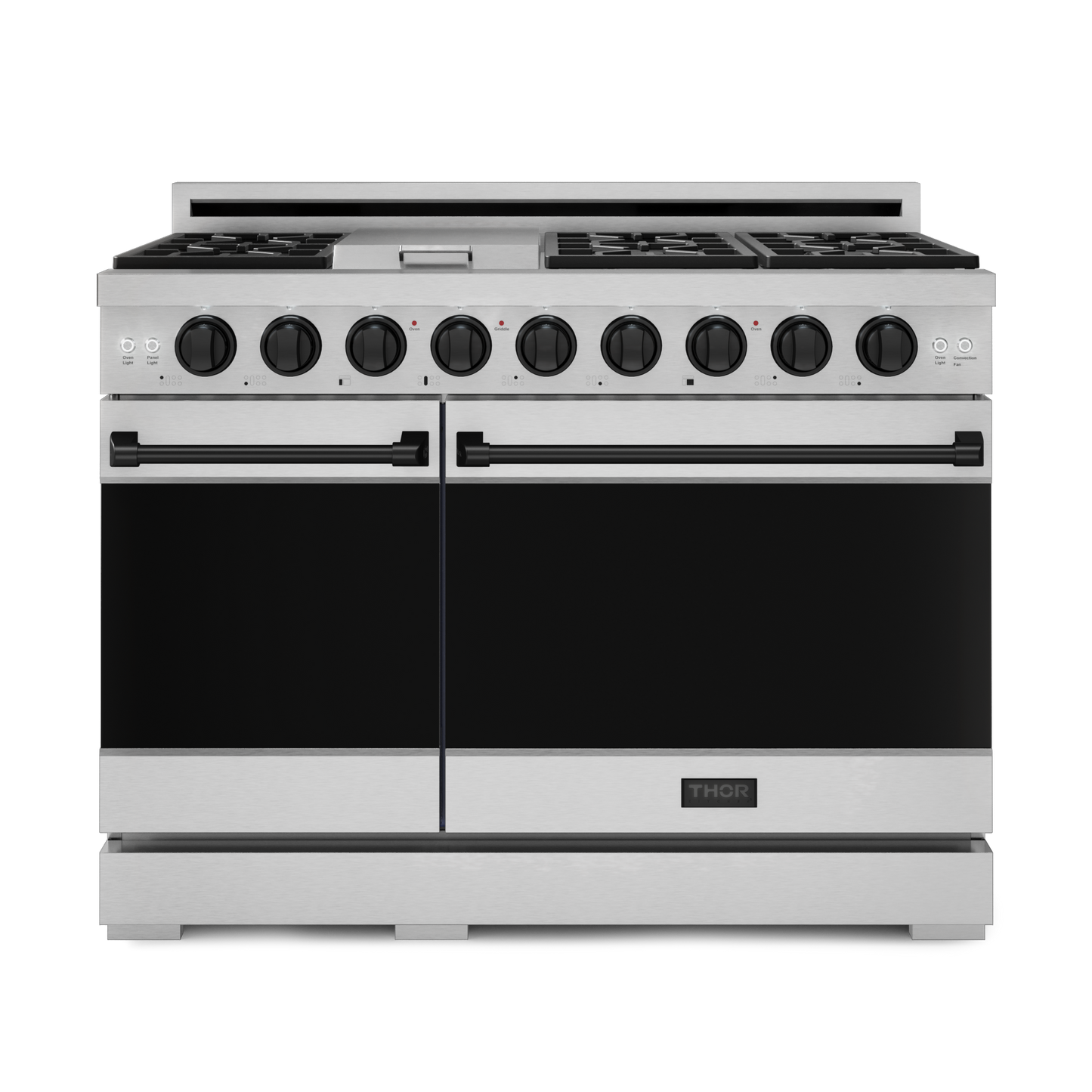 Thor Kitchen 48 Inch Professional Range with Pro-Style Knobs| Gordon Ramsay Series - RSG48EBLP