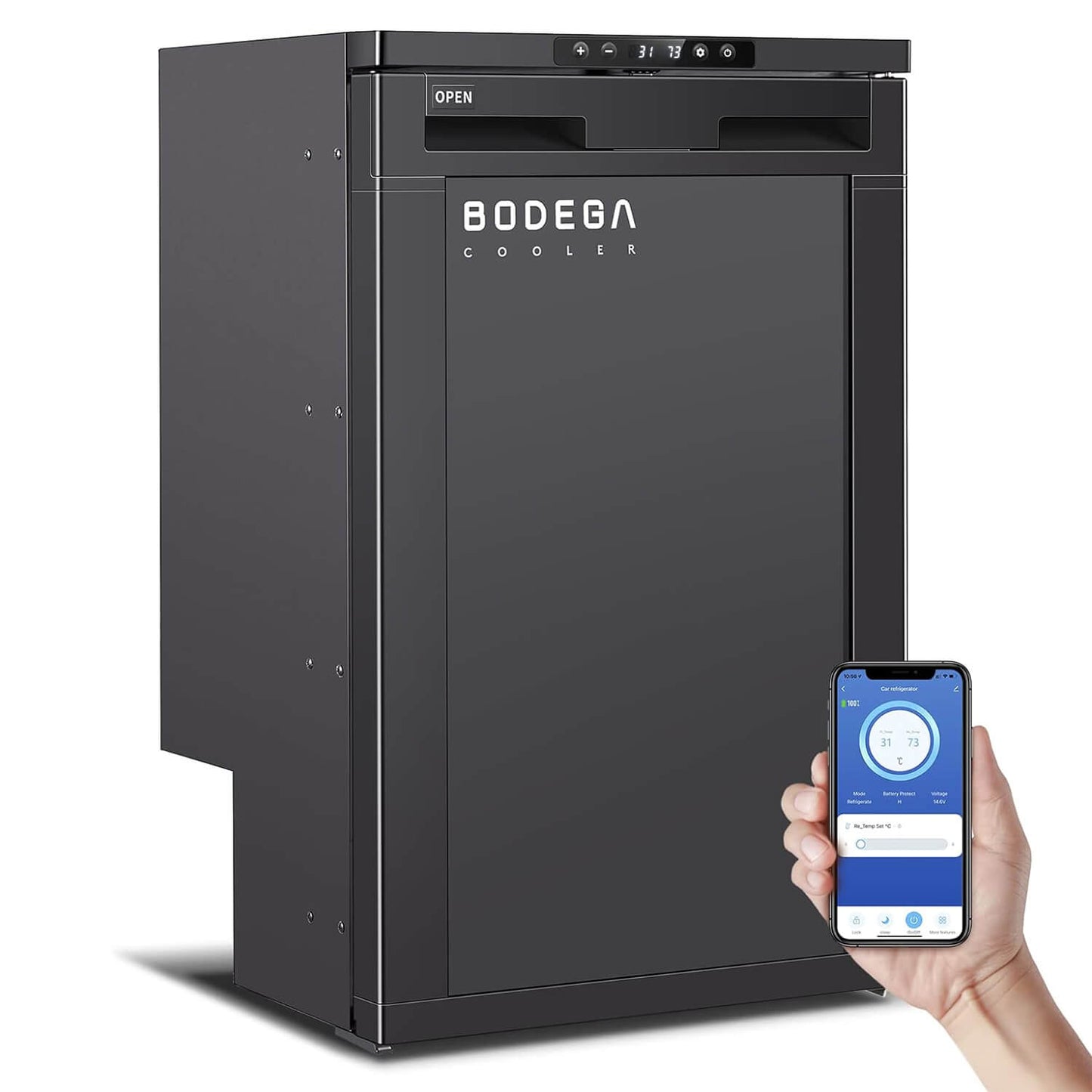 Bodega cooler RV Refrigerater Upright Freezer Semi Truck Refrigerator - CR85