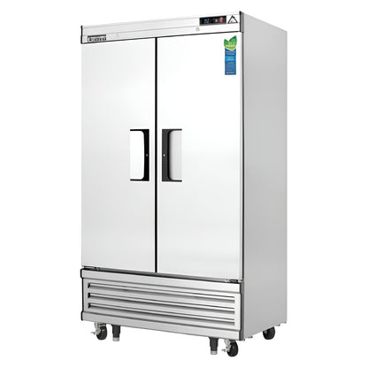 Everest Commercial 39" 2 Solid Door Reach-In Freezer - EBNF2