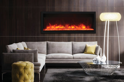 Remii 45" Extra Tall Deep Built-In Indoor and Outdoor Linear Electric Fireplace - 102745-XT