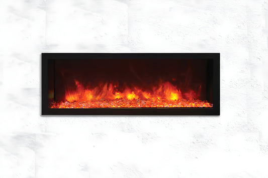 Remii 45" Extra Deep Built-In Indoor and Outdoor Linear Electric Fireplace - 102745-DE