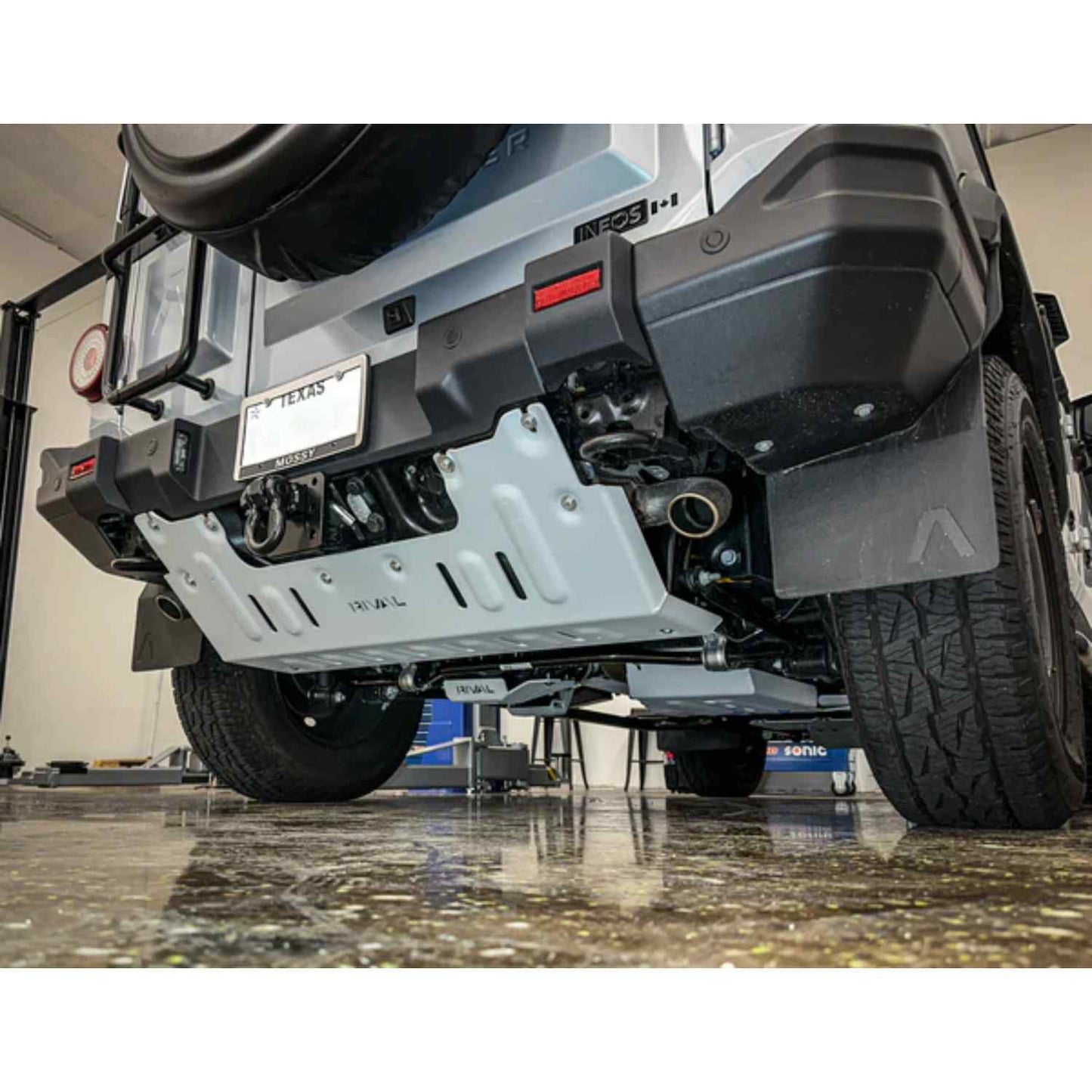 RIVAL Aluminum Exhaust Skid Plate Ineos Grenadier - 2333.4507.1.6