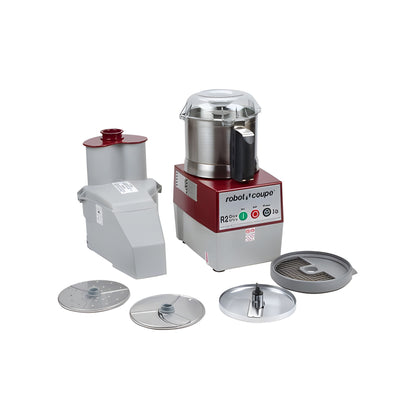 Robot Coupe 3 Qt. Stainless Steel Bowl Single Speed Combination Processor - 2 Hp / 120V- R2-Dice-Ultra