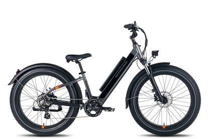 Rad Power Bikes RadRover 6 Plus Electric Fat Tire Bike, Top Speed 20mph - 101-00035