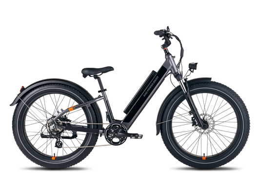 Rad Power Bikes RadRover 6 Plus Electric Fat Tire Bike, Top Speed 20mph - 101-00035