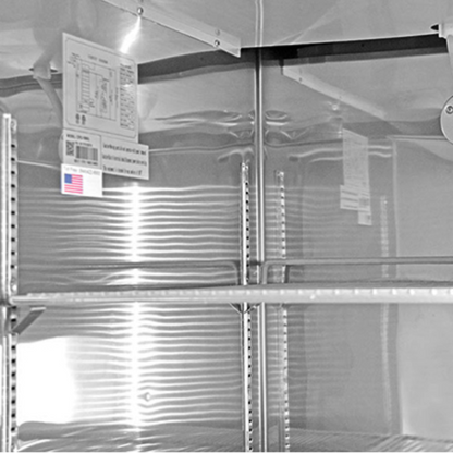 Saba - S-23FG, Commercial 1 Glass Door Reach-In Merchandiser Freezer - S-23FG